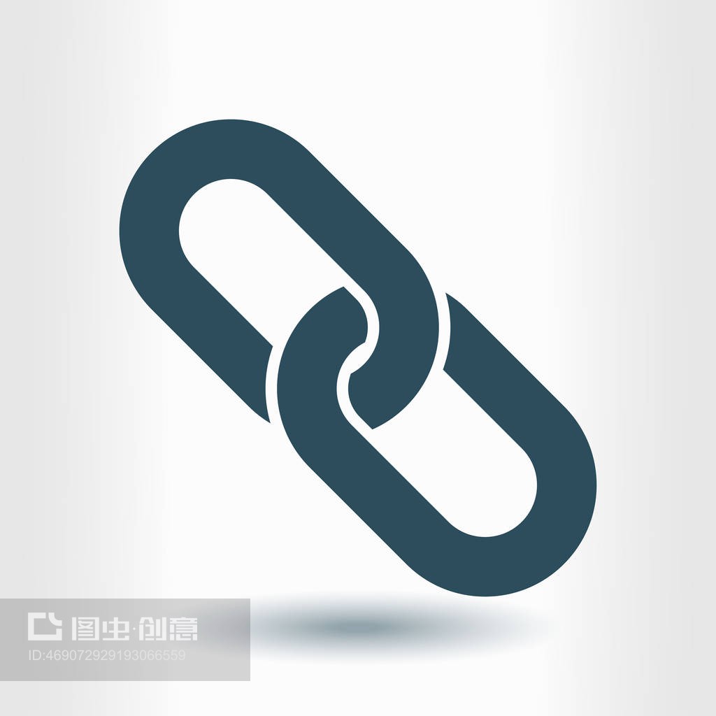 鏈條標志符號。Chain sign symbol.